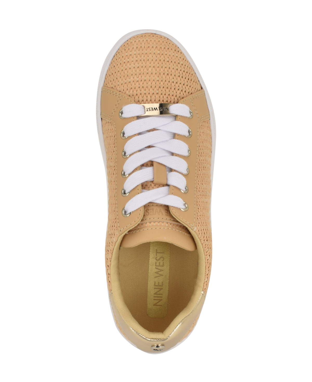 Shop Nine West Women's Gatspy Lace-up Platform Sneakers