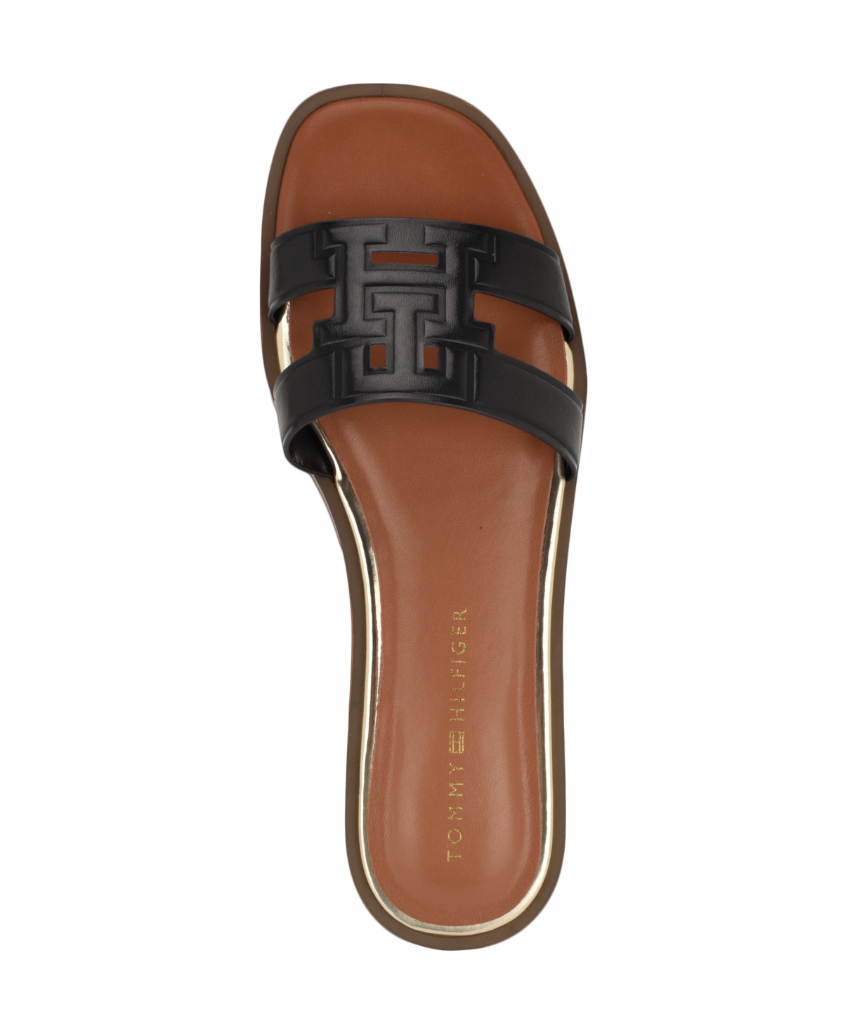 Tommy Hilfiger Terenz Slide Sandal In Black