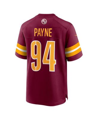 Men's Da'Ron Payne Burgundy Washington Commanders Game Jersey