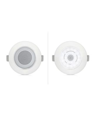 4.0” LED In-Wall / Ceiling Speakers - 2-Way Full Range Stereo with Built-In LED Lights, 160W Max Power Output