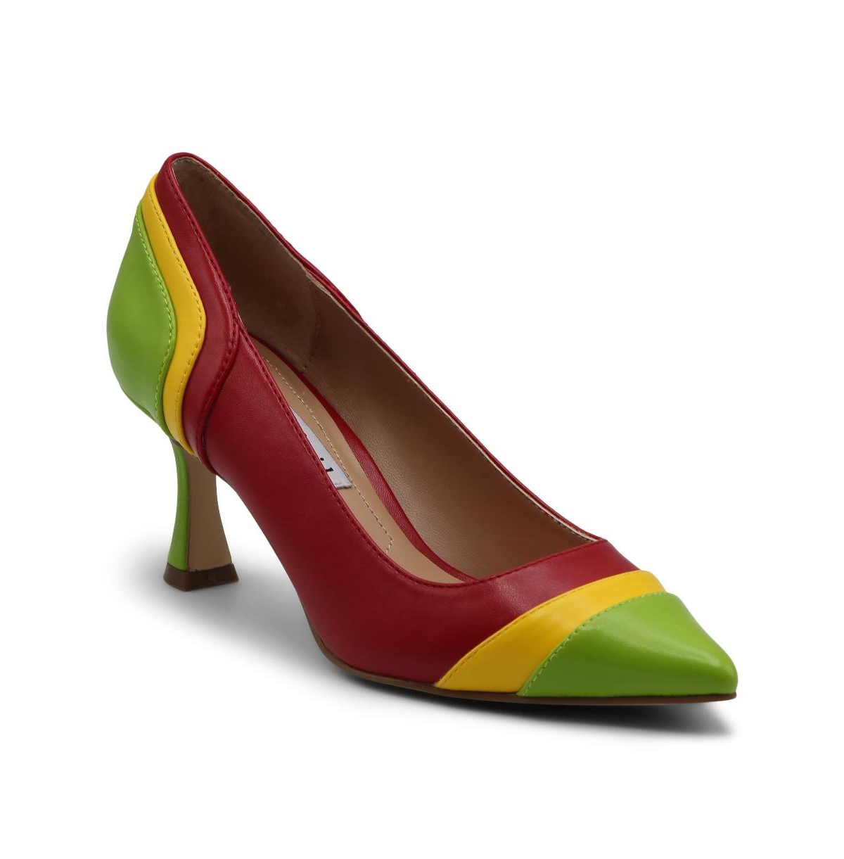 Womens Aleesha - Red yellow green