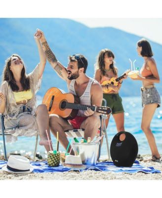 5.25” Portable Wireless Bluetooth Streaming Speaker with Waterproof Design, Wireless Microphone, TWS, USB/MP3 Playback, Rechargeable Battery