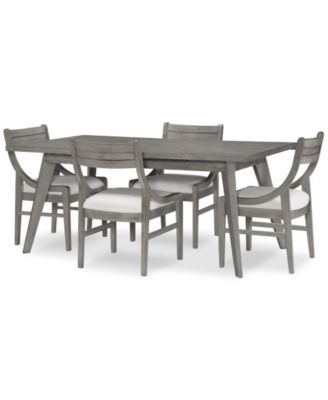 Greystone II 5-Pc. Dining Set (Rectangular Table & 4 Chairs)