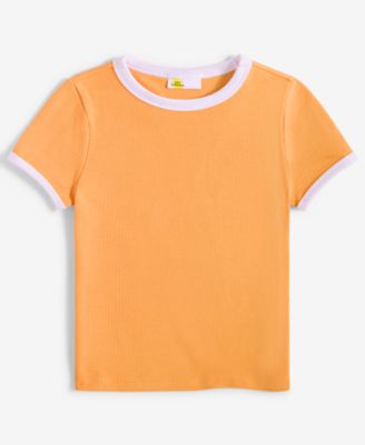Epic Threads - Big Girls Ribbed Ringer T-Shirt