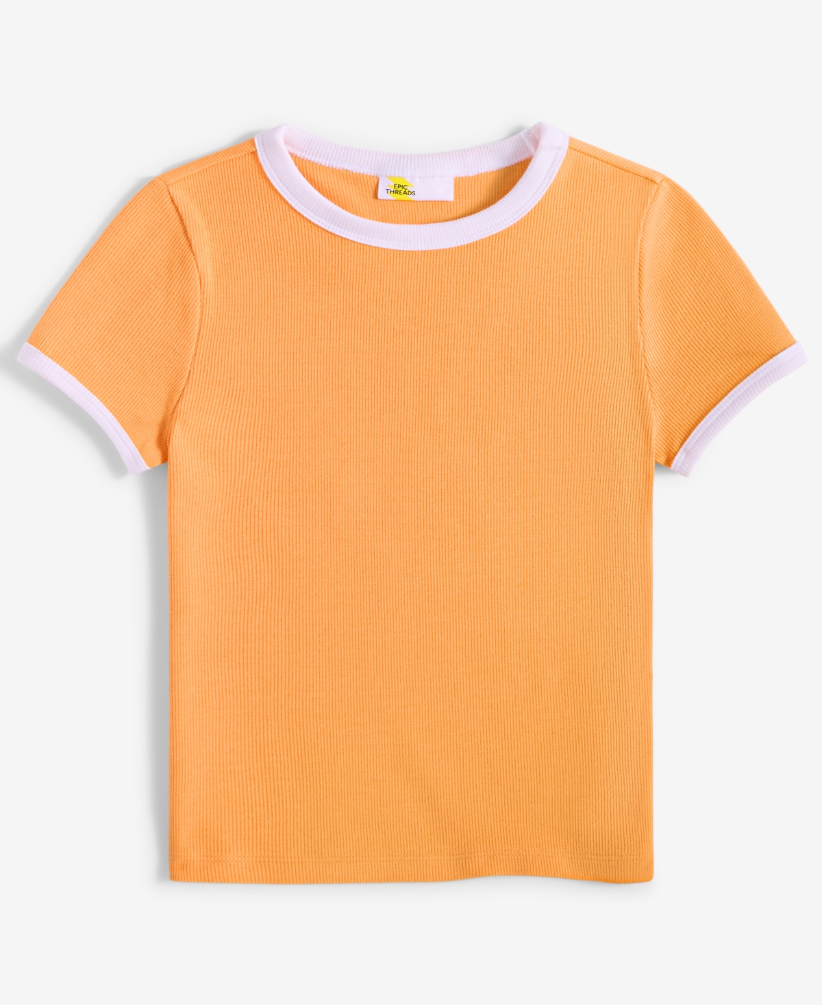Shop Epic Threads Kid Girl Rib Baby Tee, Exclusively At Macy's