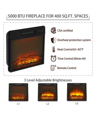 TV Stand Fits TVs up to 60 inches with Electric Fireplace