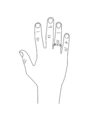 Stainless Steel Celtic Irish Shamrock Band Ring Matte Silver Tone