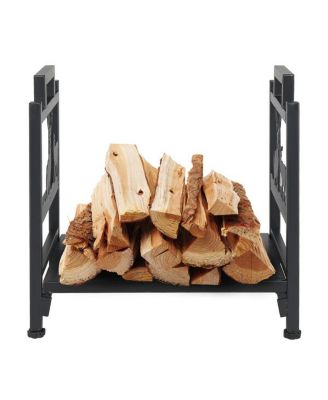 Single Layer Firewood Holder with Unique Animal Pattern Stylish Log Storage Solution