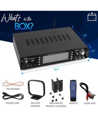 Wireless Bluetooth Stereo Amplifier with AM/FM and US