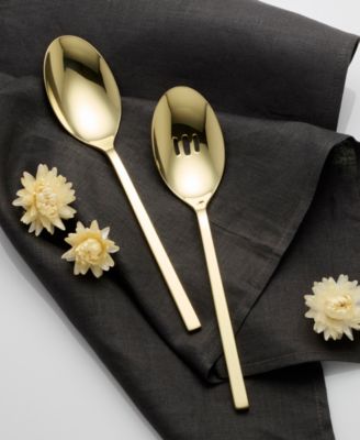 Allay Champagne 2-Piece Serving Spoon Set