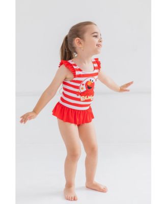 Baby Girls Elmo One Piece Bathing Suit Dress