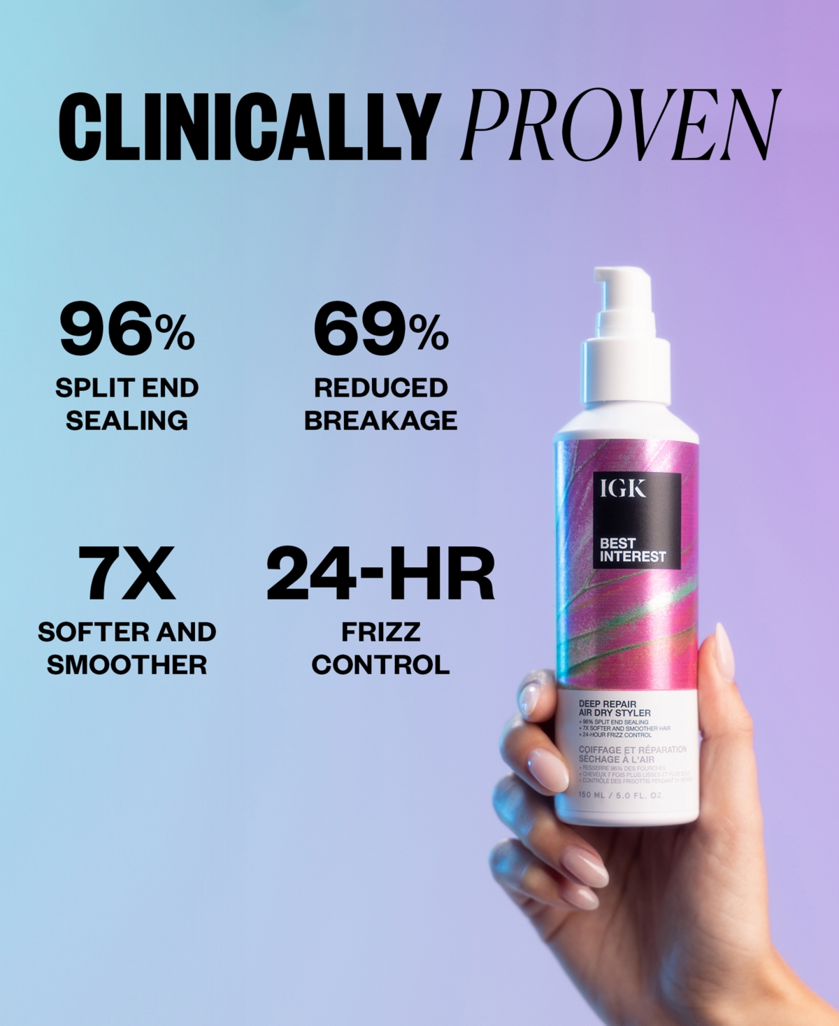 Igk Hair Best Interest Deep Repair Air Dry Styler In No Color