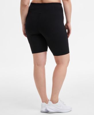 Plus Size Soft 10" Bike Shorts, Exclusively at Macy's