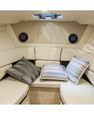6.5" Waterproof Rated Marine Speakers with Wireless RF Streaming Support (Supplemental Speakers for Model: 'PLMRF65MB')
