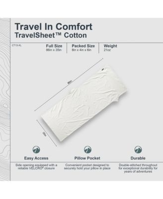 - Premium - TravelSheet -  Cotton - XL