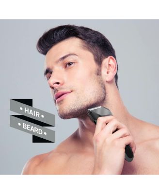 CORDLESS HAIR &amp; BEARD TRIMMER WITH PRECISION TRIMMING DIAL