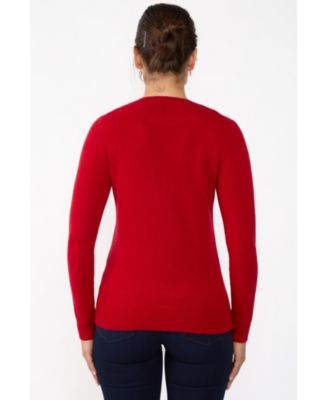 Women's 3-ply Cashmere Crew Neck Sweater