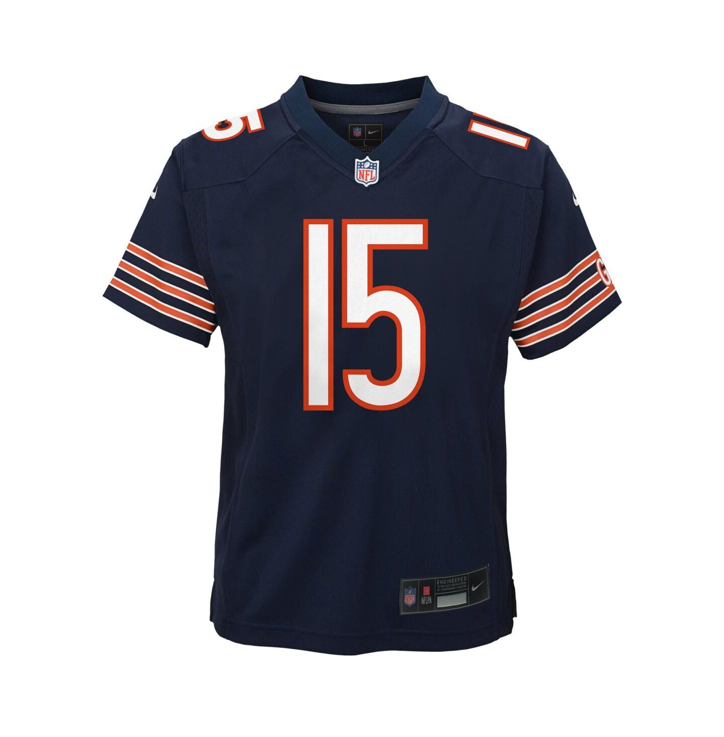 Детское джерси Nike Rome Odunze Chicago Bears Team Game, Navy — фото 2