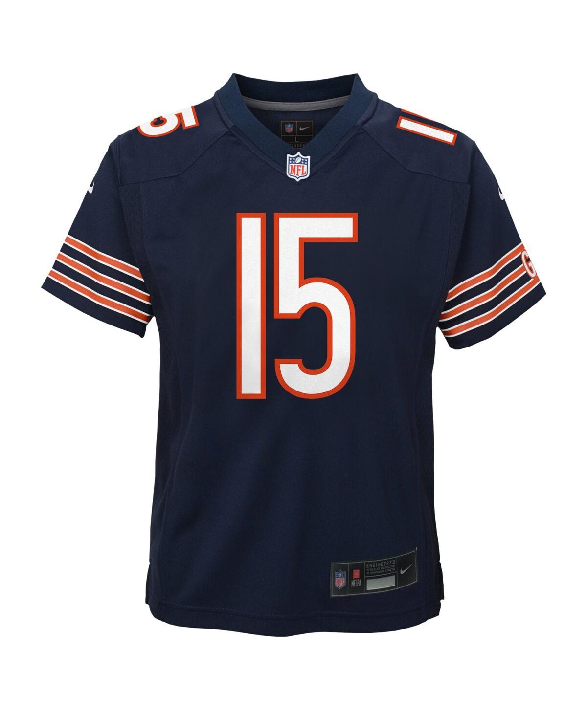 Nike Big Boys and Girls Rome Odunze Navy Chicago Bears Team Game Jersey