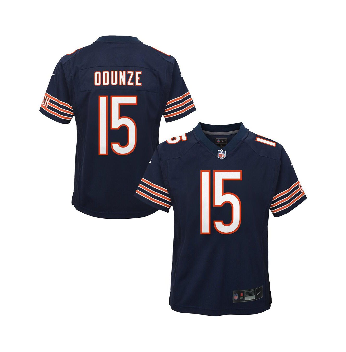 Детское джерси Nike Rome Odunze Chicago Bears Team Game, Navy — фото 1