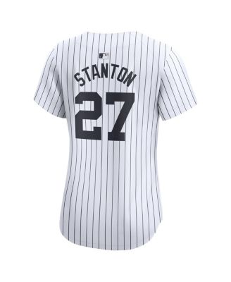 Women's Giancarlo Stanton White New York Yankees Home Limited Player Jersey