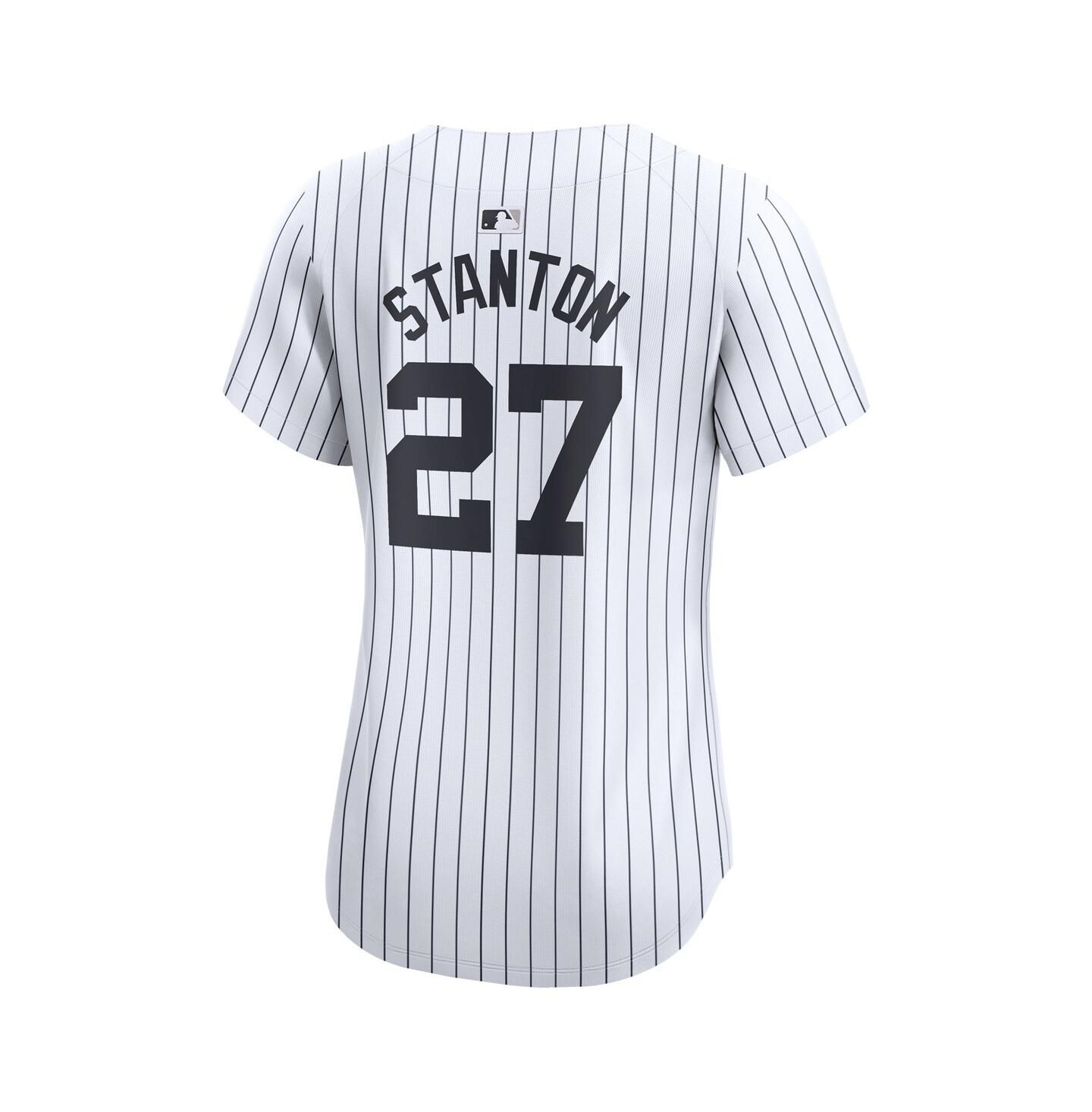 Женский топ Nike Giancarlo Stanton White New York Yankees Home Limited Player Jersey — фото 2