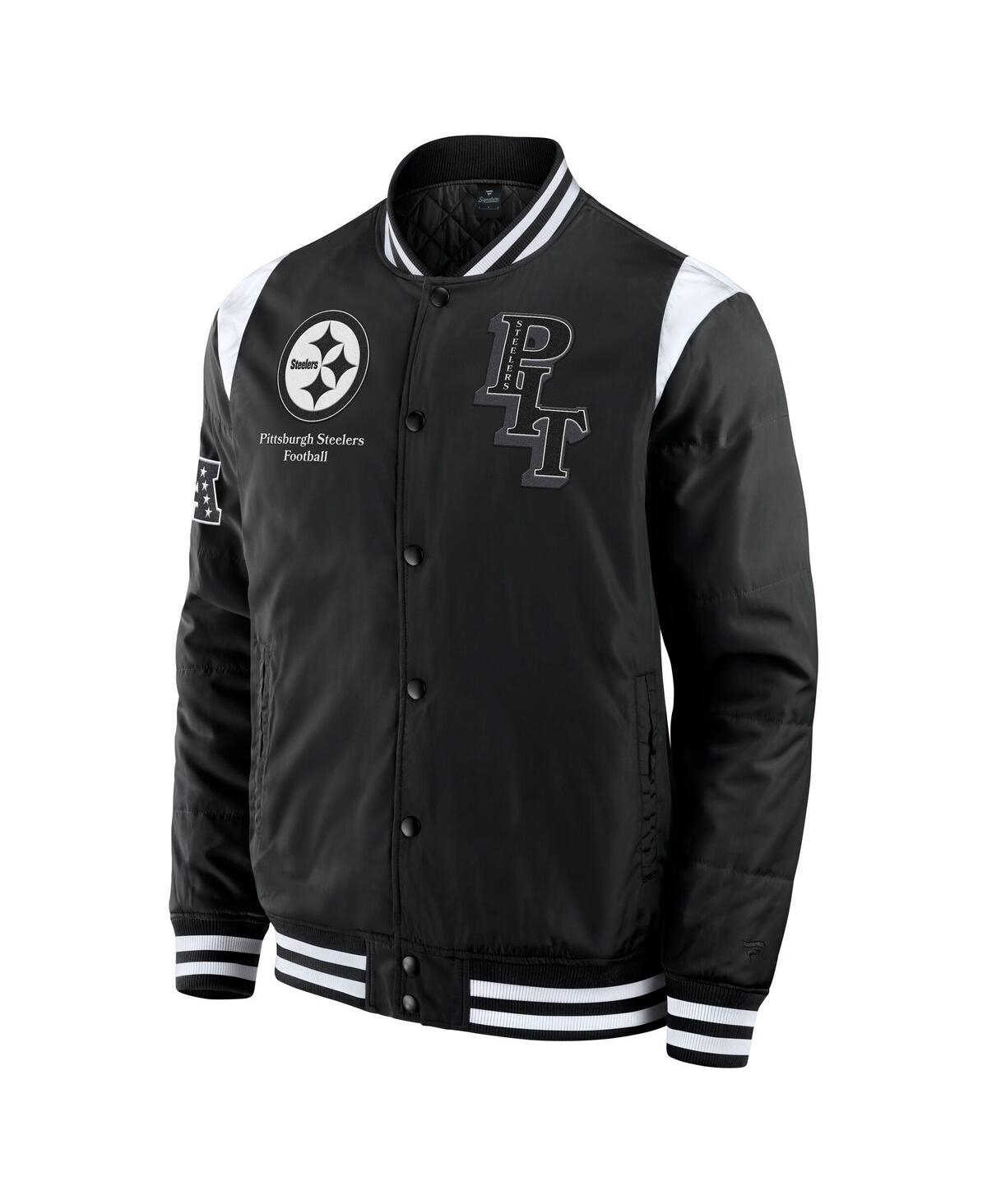 Fanatics Men's And Women's Black Pittsburgh Steelers Elements Elite Full-snap Jacket In Black