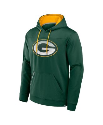 Men's Green Green Bay Packers Defender Pullover Hoodie