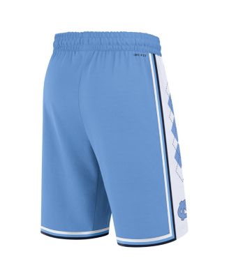 Men's Carolina Light Blue North Carolina Tar Heels Road Replica Performance Basketball Shorts