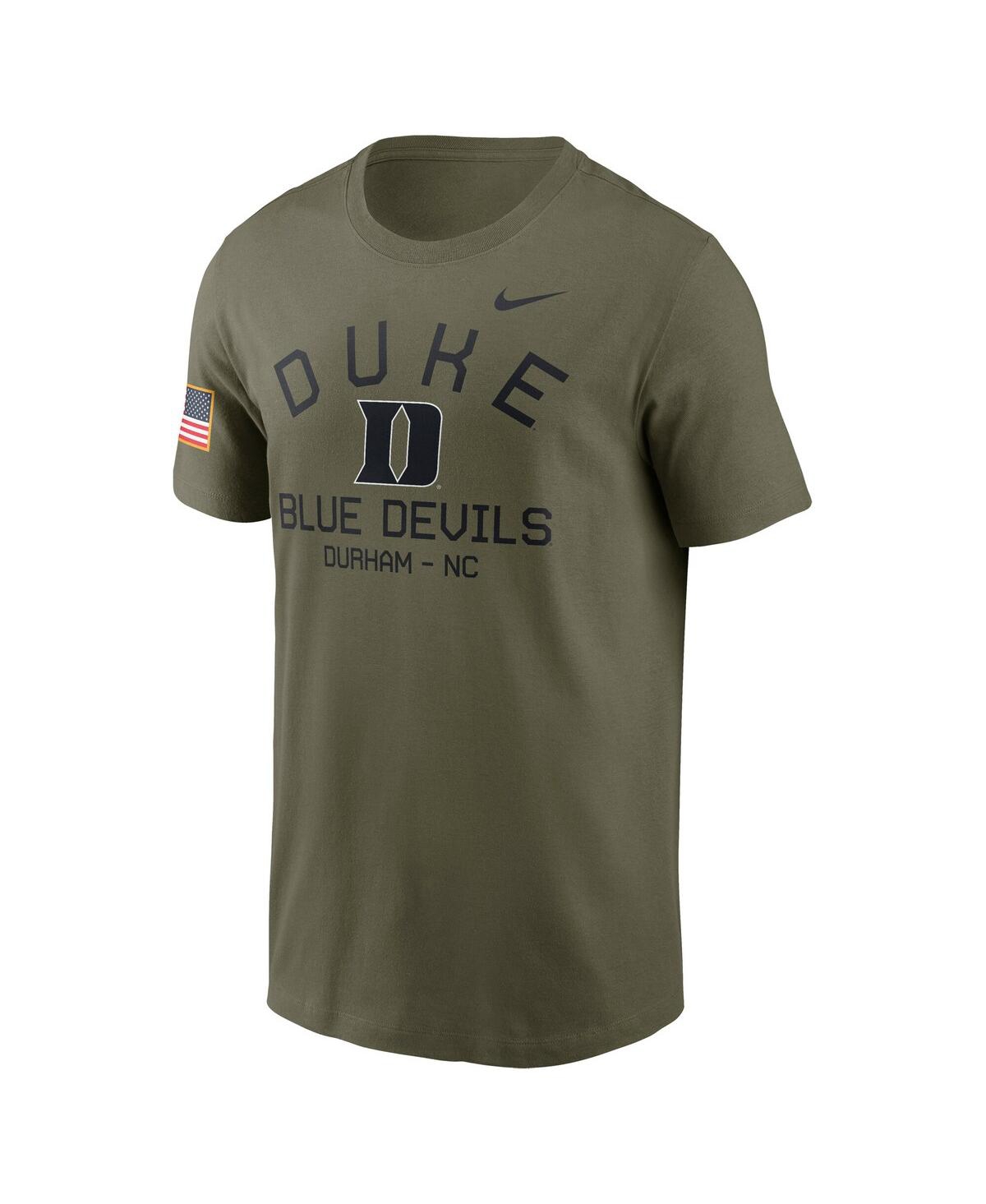 Nike Olive Duke Blue Devils 2024 Military Appreciation Performance T-shirt In Olive