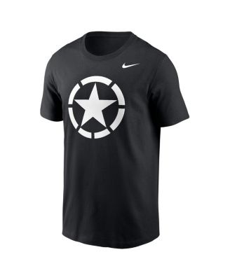 Men's Black Army Black Knights 2024 Rivalry Collection Star T-Shirt