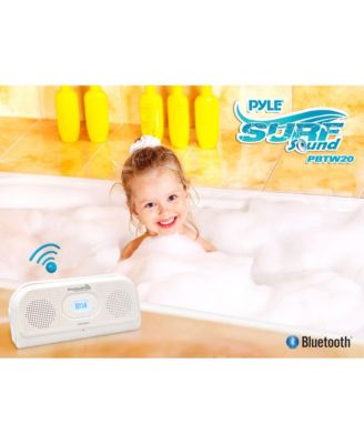 Surf Sound Bluetooth Waterproof Stereo Speaker & Hands-Free Calling (Blue)