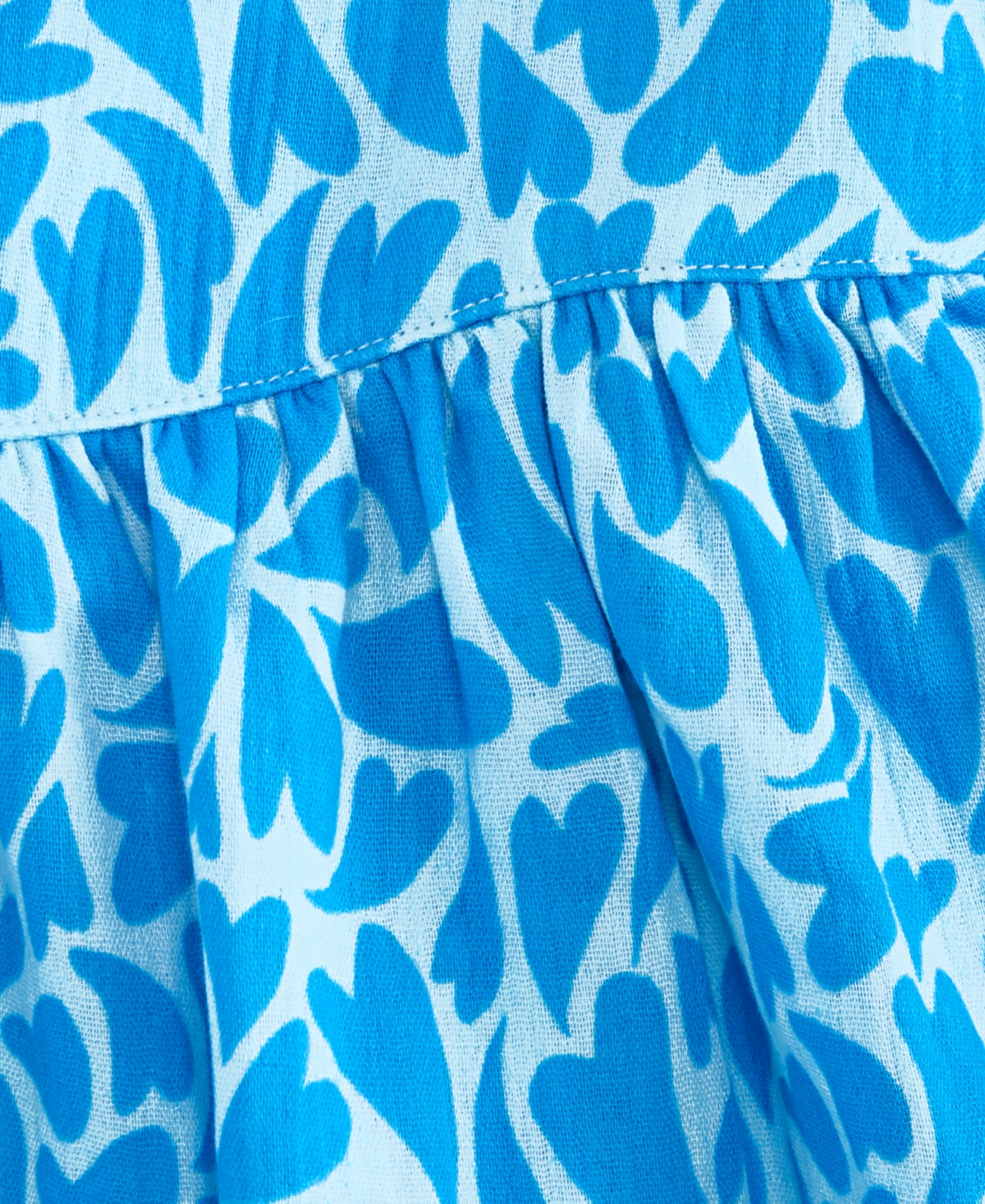 Epic Threads Toddler Girl Aquatic Hearts Cotton Dress, Exclusively At Macy's In Crystal Bl