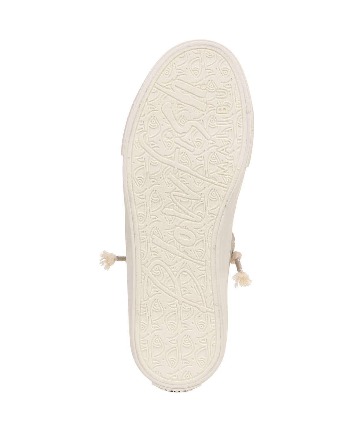 Blowfish Malibu Women's Martina Lace Up Platform Sneakers In Cream Faux Leather