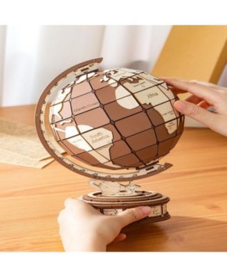 3D Puzzles Global Wonders Model,Building Kit DIY Insert Toys Desk Decor Brithday Gifts for Adult Child, Brown, 12.32"9.06"1.57"