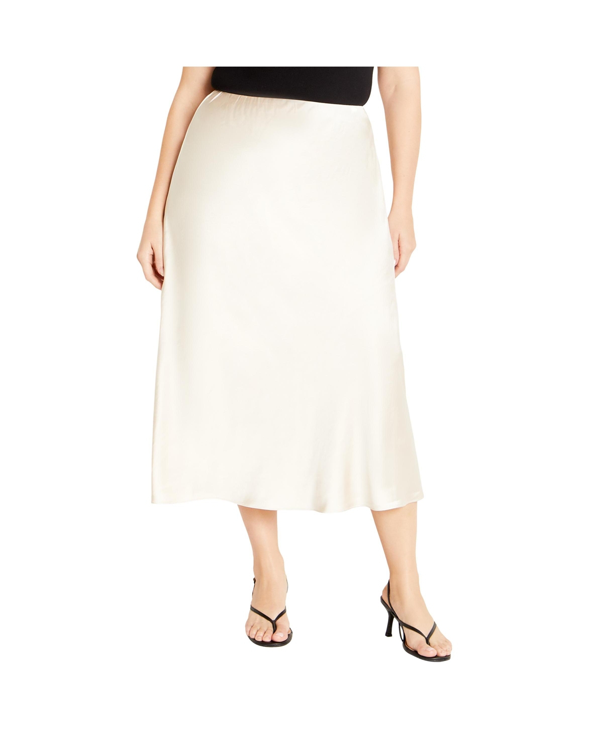 Plus Size Miranda Skirt - Cream