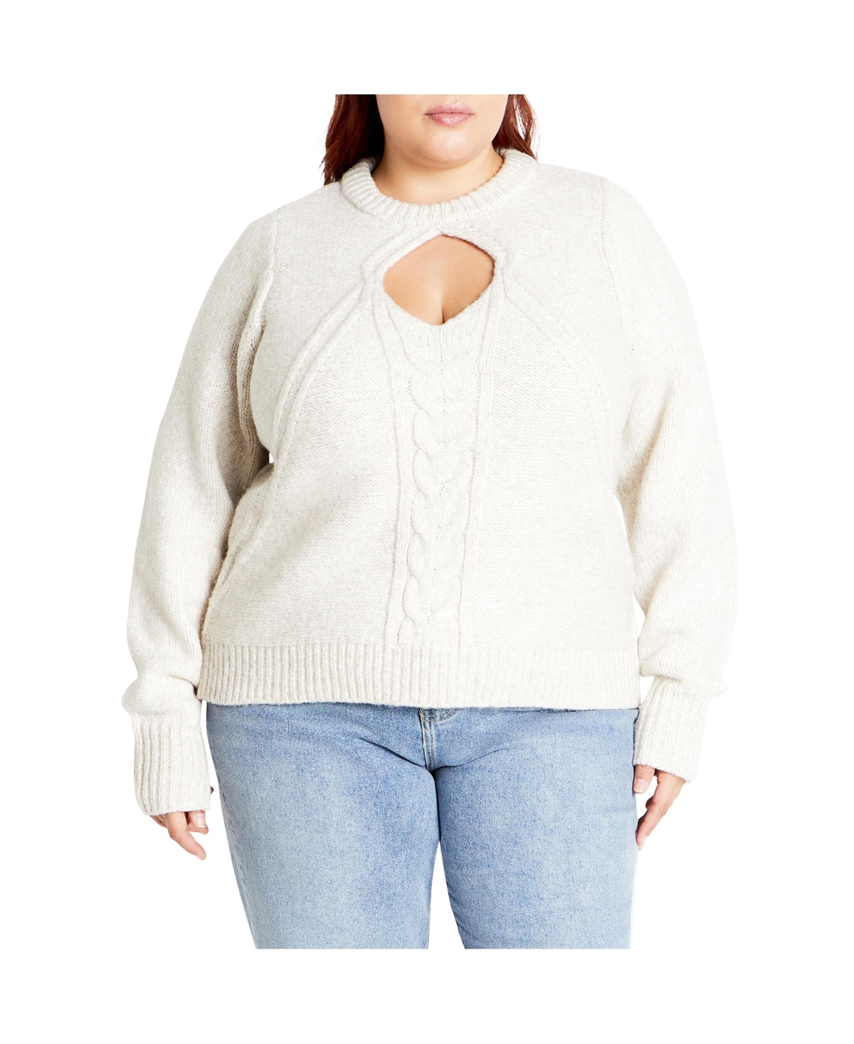 Plus Size Ivy Sweater - Cream