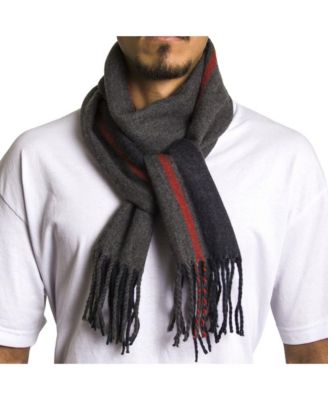 Men's Scarf Soft 80 Inch Long Warm Scarves Plaids Winter Shawl