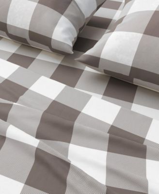 Ultra-Soft Turkish Cotton Plaid Flannel Sheet Set