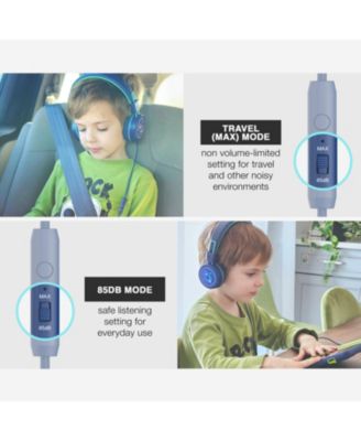 MEE Audio KidJamz KJ55U (2 Pack) USB-C Kid s Headphones w/ LED Lights