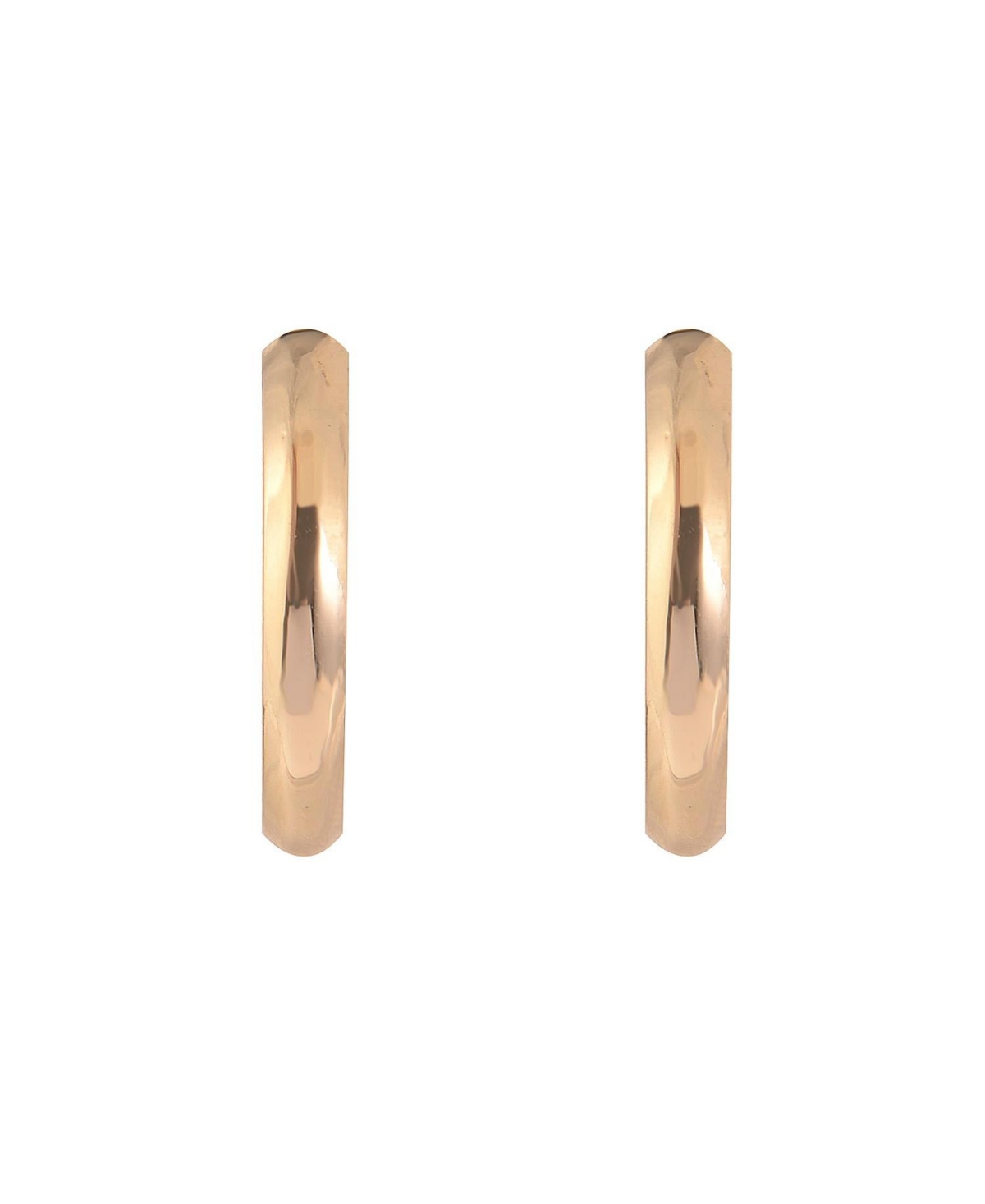 Rachel Rachel Roy Gold Tone Post Hoop Earrings