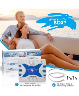 4-Channel Marine Bluetooth Amplifier - 1000 Watt Bridgeable