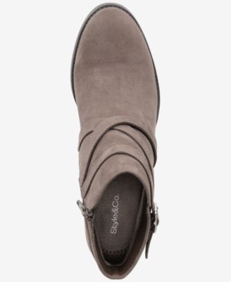 Women's Zetaa Strappy Belt-Heel Booties