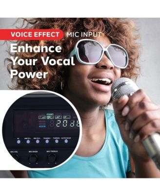 300W Stereo Receiver with Built-in iPod Docking Station - AM/FM Tuner, USB Flash & SD Card Readers, Subwoofer Control