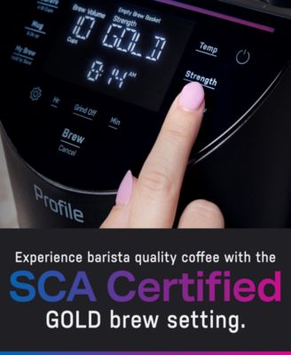 Profile™ Smart Grind and Brew Coffee Maker with Podless Single Serve