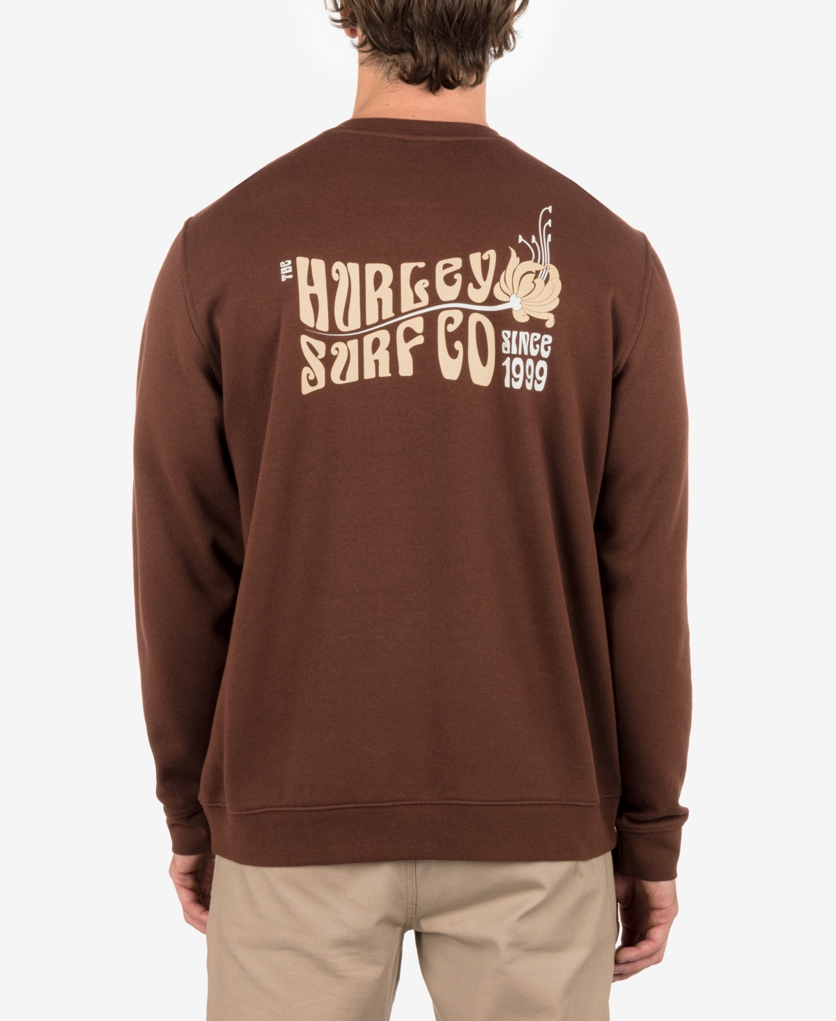 Men's Sea Crew Sweatshirt - Hickory Brown