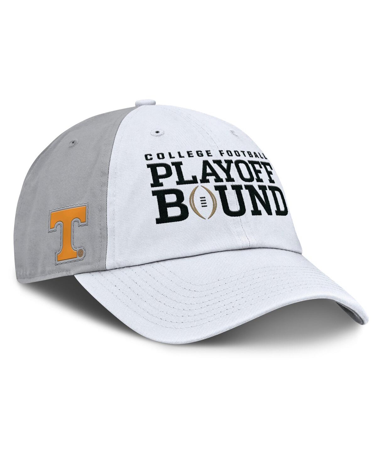 Nike Men's And Women's White/gray Tennessee Volunteers 2024 College Football Playoff Club Adjustable Hat In White,gray