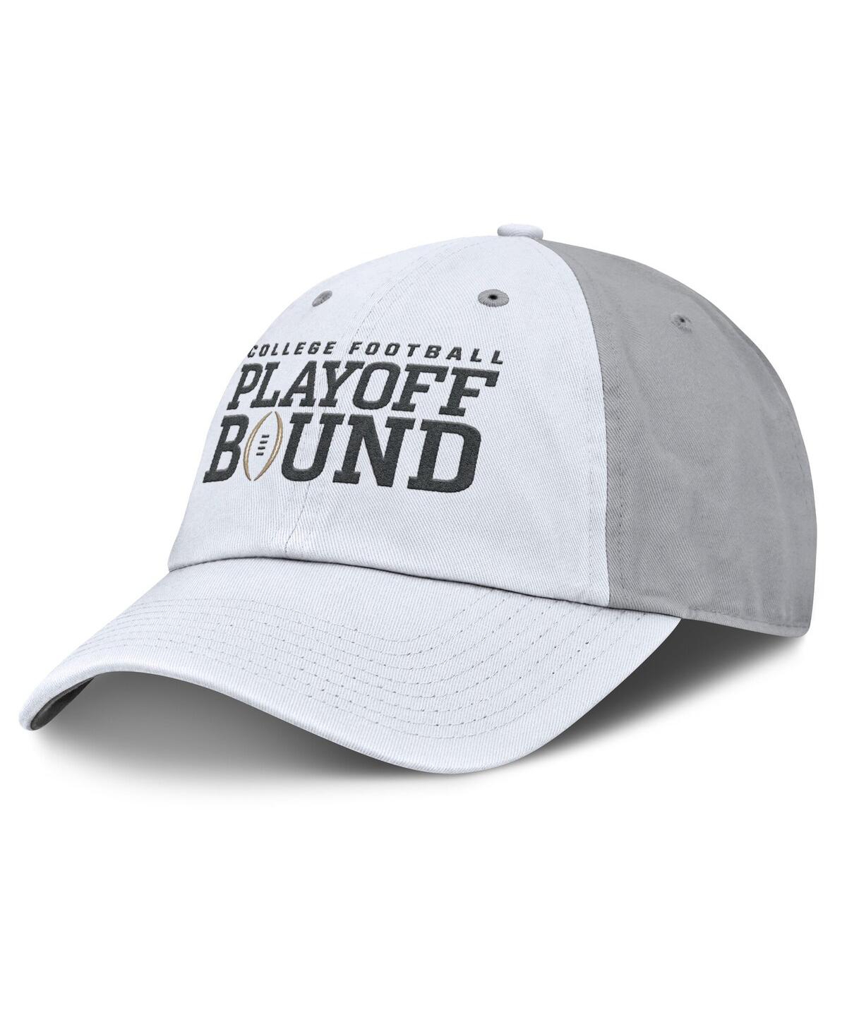 Nike Men's And Women's White/gray Arizona State Sun Devils 2024 College Football Playoff Club Adjustable In White,gray