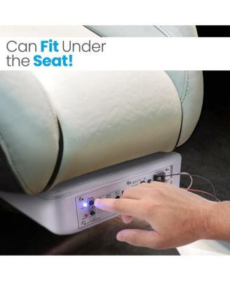 8” 600W Slim Active Marine Subwoofer, Low-Profile, Waterproof Design