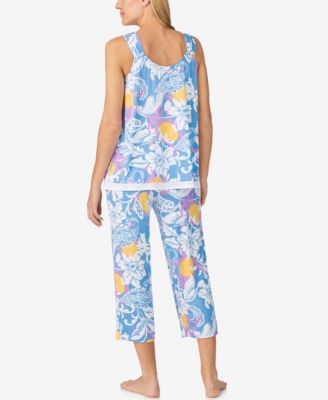 Women's Sleeveless Crop Pajama Set